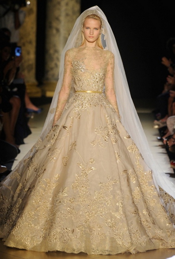 Golden Glamour 10 Mesmerizing Gold Wedding Dresses Fit For Royalty