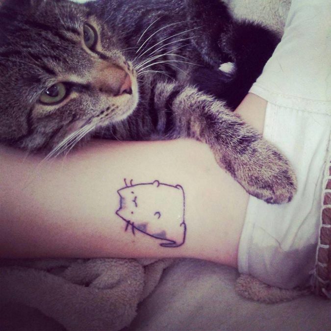 Rate This Cute Cat Tattoo 1 to 100 | Tatuaggi