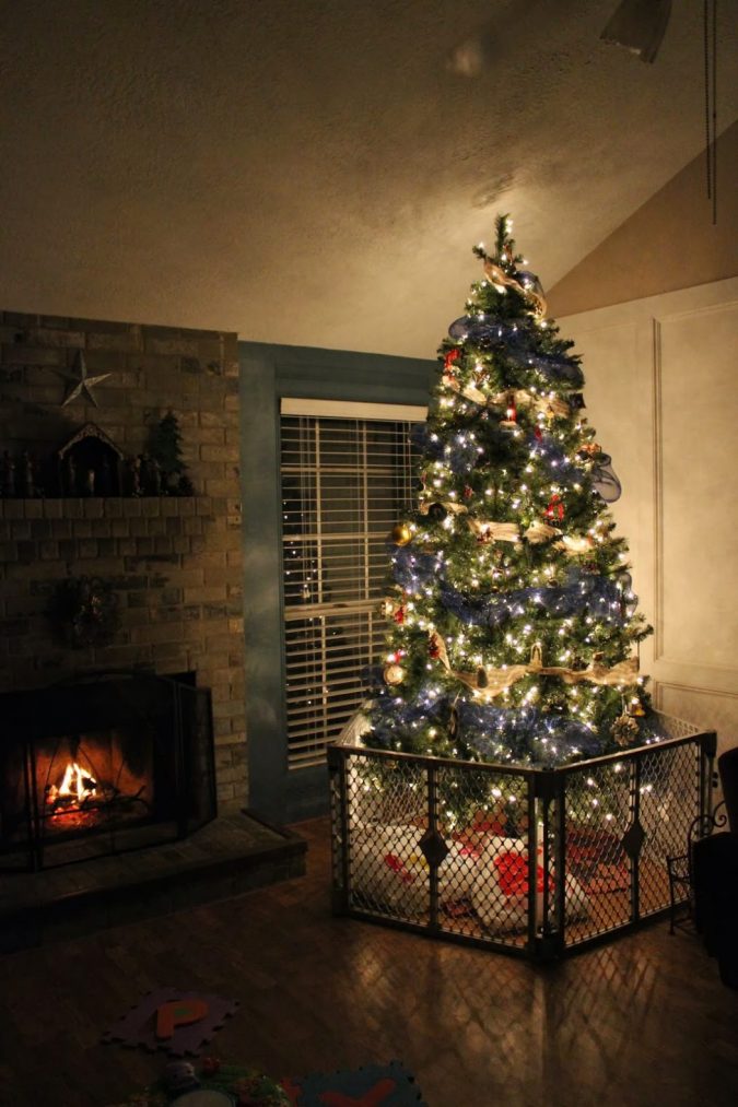 Protect Christmas Tree From Baby 