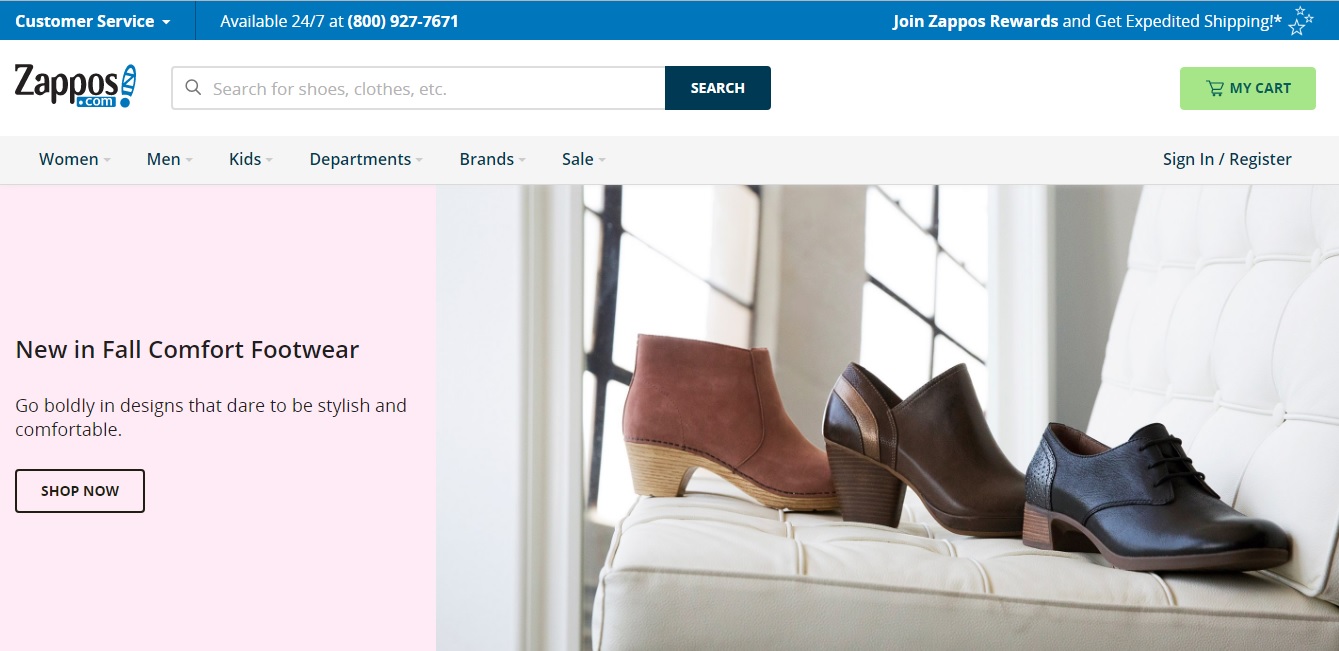 biggest online shoe store