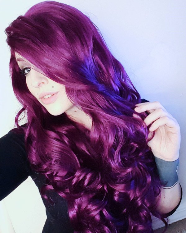 15 Must Have Dark Purple Hair Colour Ideas – TopTeny Magazine