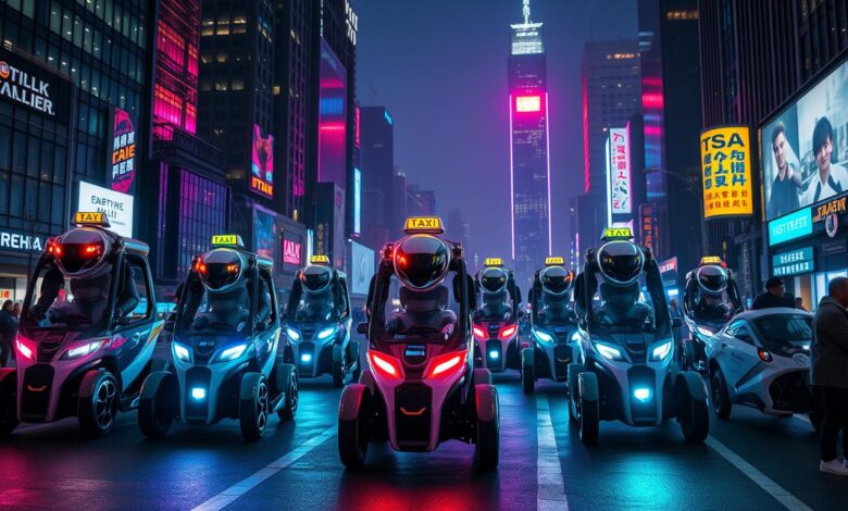 Top 7 robot taxi